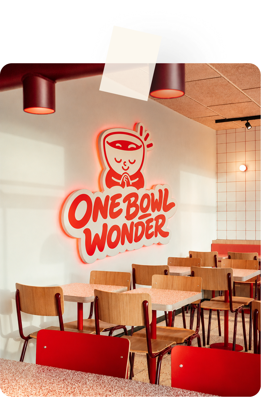 One Bowl Wonder restaurant interior